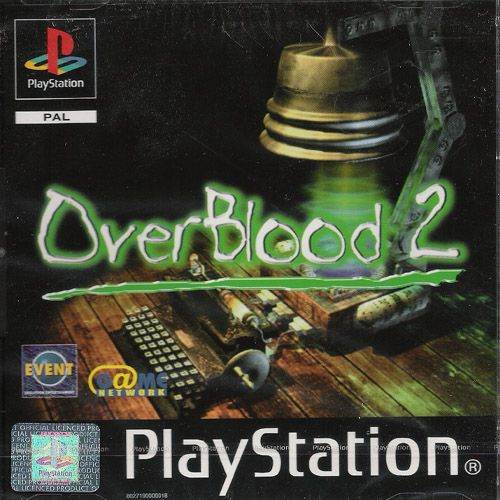 OverBlood 2 box art for Playstation